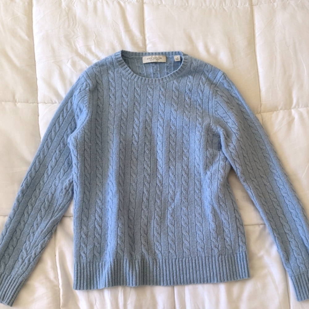 Ann Taylor Light Blue Sweater